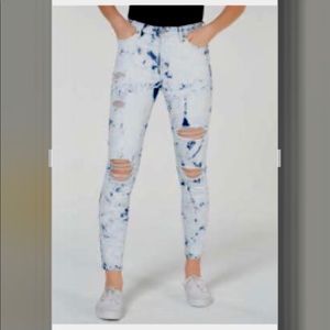 Almost Famous Acid Wash Skinny Jeans Junior Size 9